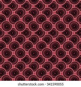 Abstract seamless pattern with Circles. Vector illustration background