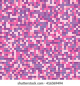 Abstract seamless pattern with circles.  Vector background.