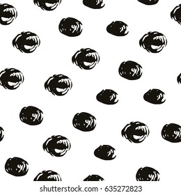 Abstract Seamless pattern with circles. Vector illustration.