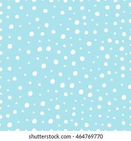 Abstract seamless pattern with circles.Blue vector background