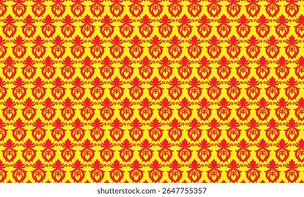 Abstract seamless pattern with circular and geometric shapes in vintage ornamental style