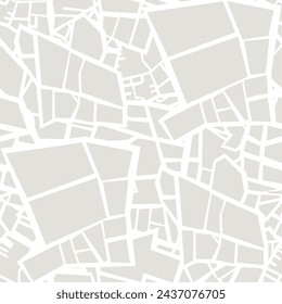 Abstract seamless pattern city map. Vector wallpaper. Navigator for town streets