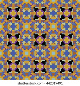 Abstract seamless pattern. Cloth design, wallpaper.