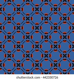 Abstract seamless pattern. Cloth design, wallpaper.