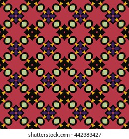 Abstract seamless pattern. Cloth design, wallpaper.