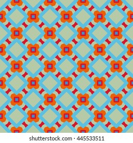 Abstract seamless pattern. Cloth design, wallpaper.
