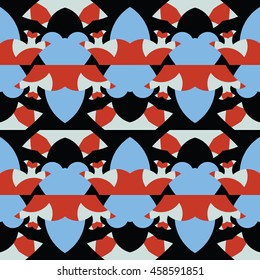 Abstract seamless pattern. Cloth design, wallpaper.