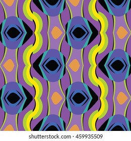 Abstract seamless pattern. Cloth design, wallpaper.