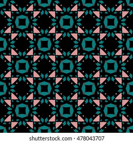 Abstract seamless pattern. Cloth design, wallpaper.
