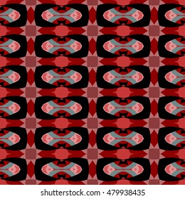 Abstract seamless pattern. Cloth design, wallpaper.