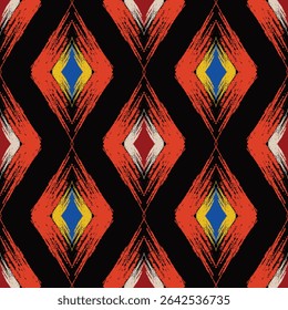 motif Abstrait harmonieux de coups de pinceau de couleur. Image vectorielle de brosse motif harmonieux coloré avec coups de brosse, illustration vectorielle. conception pour le linge de table d'emballage de vêtements de fond d'écran.