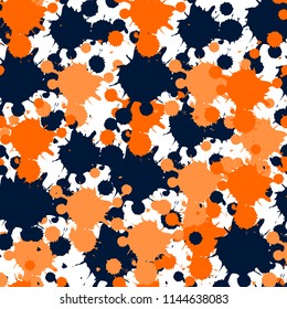 Abstract seamless pattern with color spot