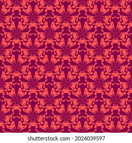 Abstract seamless pattern with color trendy