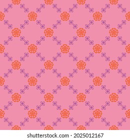 Abstract seamless pattern with color trendy