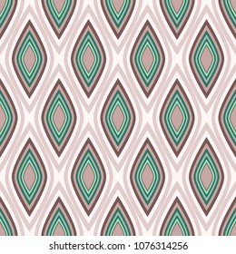 Abstract seamless pattern of colored rhombs. Vector illustration.