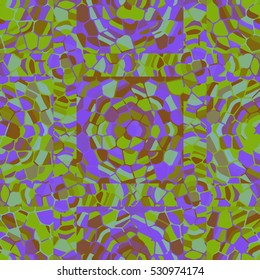 Abstract seamless pattern with colored rose flowers. Mosaic texture of stylized floral motif, rose flowers background. Seamless floral background. Backdrop with roses, vector mosaic picture.