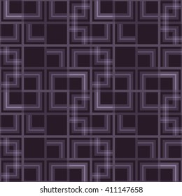 Abstract seamless pattern of colored squares. Abstract geometrical seamless pattern