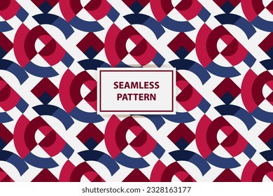 Resumen Patrón sin foco, coloreado como bandera de EEUU. Ilustración vectorial del fondo americano para la celebración del Día del Presidente americano, día de la conmemoración