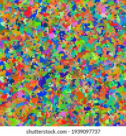 Abstract seamless pattern colorful Background with chaos of tiles