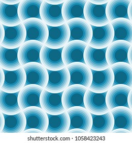 Abstract seamless pattern with colorful circles