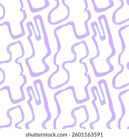 Abstract seamless pattern with colorful doodles - hand drawn vector illustration.