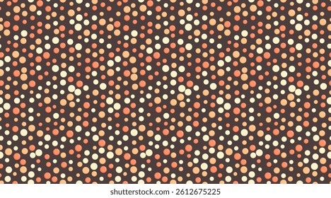 Abstract seamless pattern with colorful dots forming a dynamic zigzag.  Perfect for backgrounds, textiles, website design, or any project needing a vibrant, modern, and playful aesthetic.