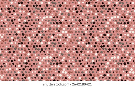 Abstract seamless pattern of colorful dots in a subtle diagonal arrangement.  Perfect for textile designs, website backgrounds, or vibrant branding.