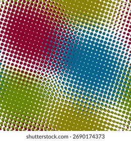 Abstract seamless pattern with colorful dots. Perfect for women's and children's fabrics, home decor or gifts. Vector background.