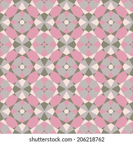 Abstract seamless pattern. Colorful geometric ognament.