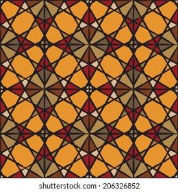 Abstract seamless pattern. Colorful geometric ornament.