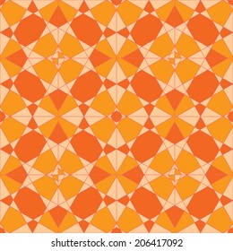 Abstract seamless pattern. Colorful geometric ornament.