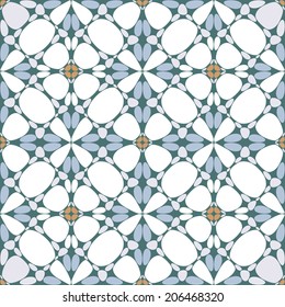 Abstract seamless pattern. Colorful geometric ornament.
