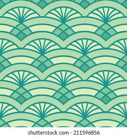 Abstract seamless pattern. Colorful geometric ornament.