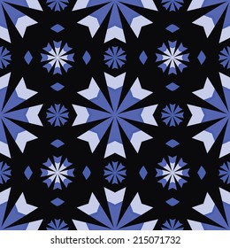 Abstract seamless pattern. Colorful geometric ornament.