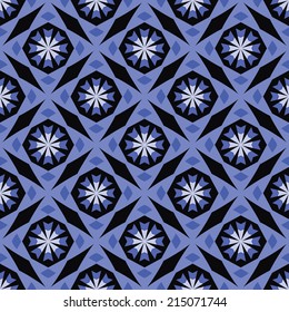Abstract seamless pattern. Colorful geometric ornament.