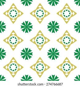 Abstract seamless pattern. Colorful geometric ornament.