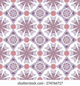 Abstract seamless pattern. Colorful geometric ornament.