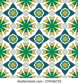 Abstract seamless pattern. Colorful geometric ornament.