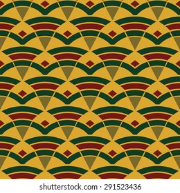 Abstract seamless pattern. Colorful geometric ornament.