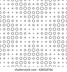 Abstract Seamless Pattern. Colorful Pattern with Halftone Dots. Circle Background. Vector Illustration.