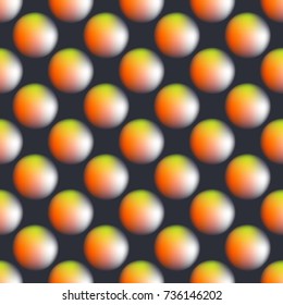Abstract seamless pattern with colorful spheres. Eps10 vector.