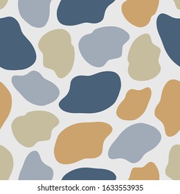 Abstract seamless pattern with colorful spots. Vector illustration
