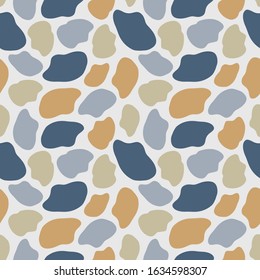 Abstract seamless pattern with colorful spots. Vector illustration