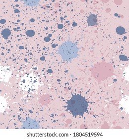 Abstract seamless pattern with colorful spots. Pastel color. Background. Texture. Vector illustration.