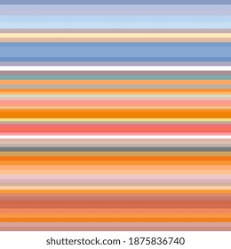 Abstract seamless pattern. Colorful summer design with horizontal stripes.