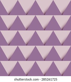 Abstract seamless pattern of colorful triangles