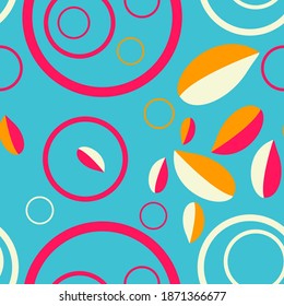 Abstract seamless pattern. Colorful vector background.