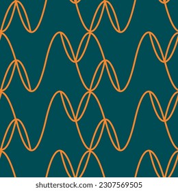 Abstract seamless pattern in contrasting colors