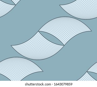 Abstract seamless pattern. Creative background with geometric figures. Vector pattern. Print for textile, cloth, wallpaper, scrapbooking