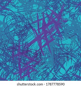 Abstract seamless pattern. Creative vector background. Funny wallpaper for textile and fabric